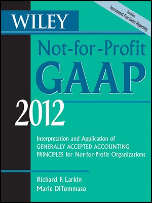 cover image of Wiley Not-for-Profit GAAP 2012